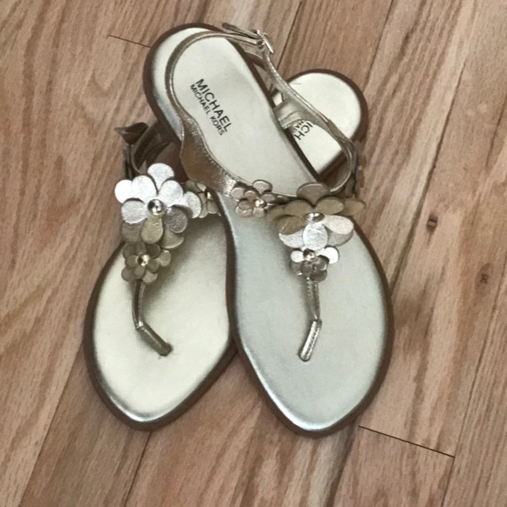 Michael Kors Gold Sandals